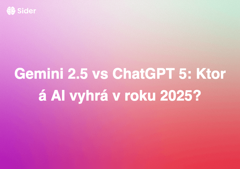 Gemini 2.5 vs ChatGPT 5: Ktorá AI vyhrá v roku 2025?