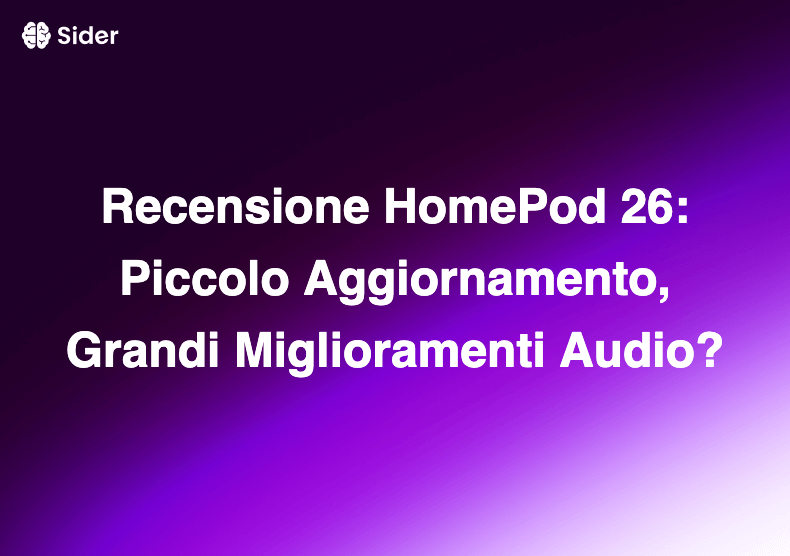 Recensione HomePod 26: Piccolo Aggiornamento, Grandi Miglioramenti Audio?