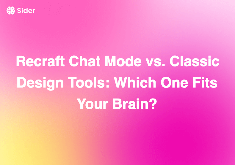 Recraft Chat Mode vs. Classic Design Tools: Which One Fits Your Brain?