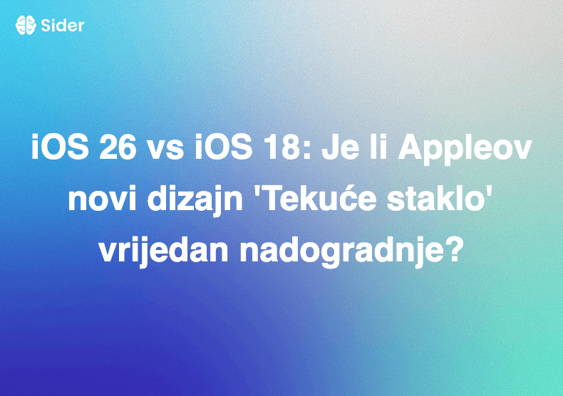 iOS 26 vs iOS 18: Je li Appleov novi dizajn 'Tekuće staklo' vrijedan nadogradnje?