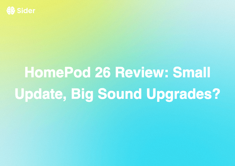 HomePod 26 समीक्षा: छोटा अपडेट, बड़े साउंड अपग्रेड?