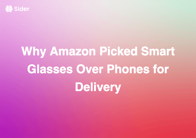 Miks Amazon valis kullerteenuse jaoks nutiprillid telefonide asemel