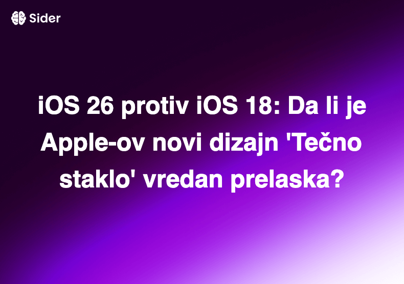 iOS 26 protiv iOS 18: Da li je Apple‑ov novi dizajn 'Tečno staklo' vredan prelaska?
