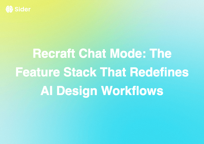 Recraft Chat Mode: The Feature Stack That Redefines AI Design Workflows