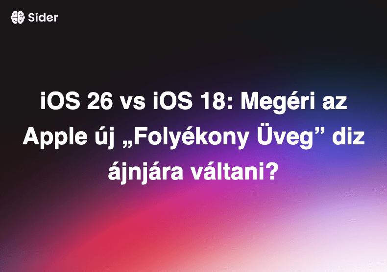 iOS 26 vs iOS 18: Megéri az Apple új „Folyékony Üveg” dizájnjára váltani?