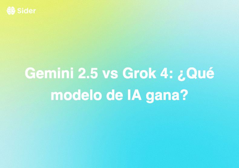 Gemini 2.5 vs Grok 4: ¿Qué modelo de IA gana?