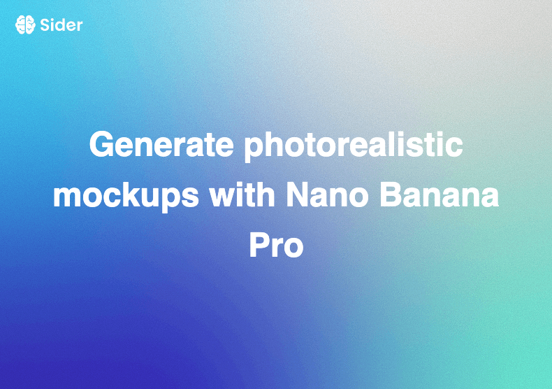 Generate photorealistic mockups with Nano Banana Pro