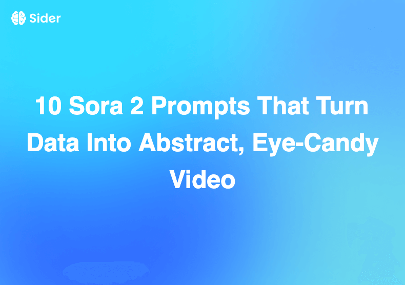 10 Requêtes Sora 2 Qui Transforment les Données en Vidéos Abstraites et Attrayantes