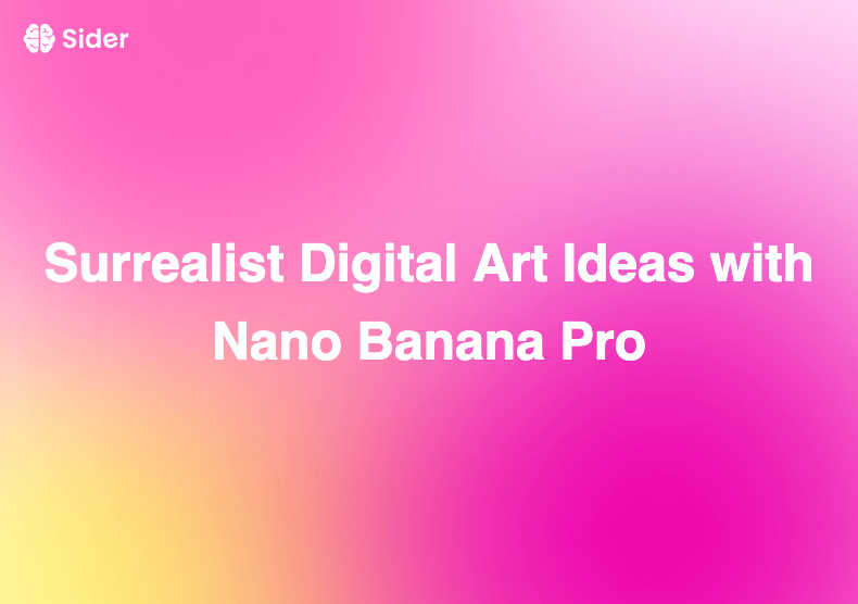 使用 Nano Banana Pro 創作超現實數位藝術的靈感