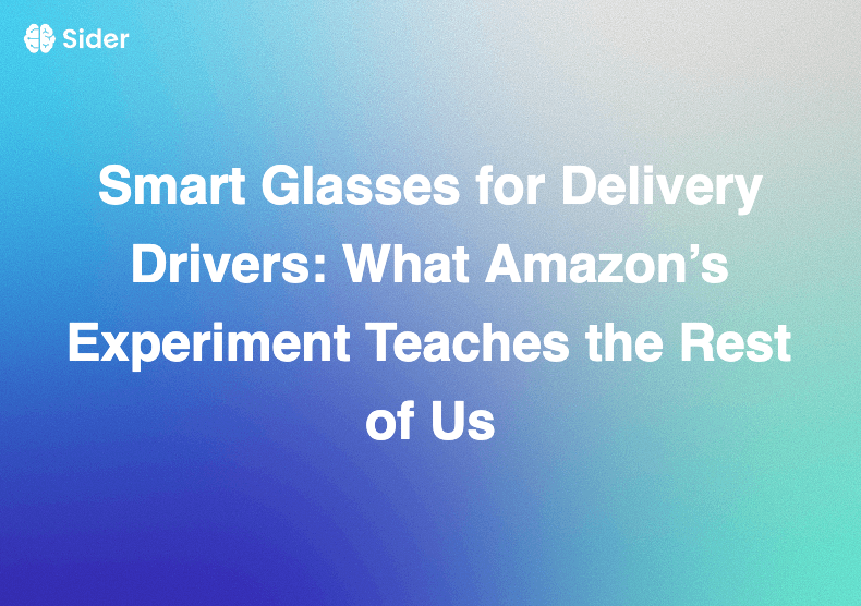 Inteligentne okulary dla kierowców dostawczych: Czego uczy nas eksperyment Amazonu