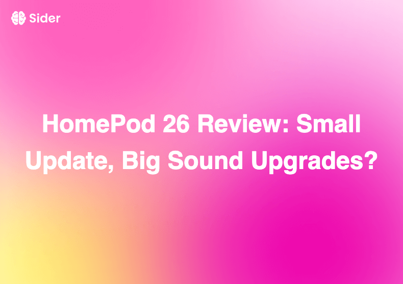 HomePod 26 রিভিউ: ছোট আপডেট, বড় সাউন্ড আপগ্রেড?
