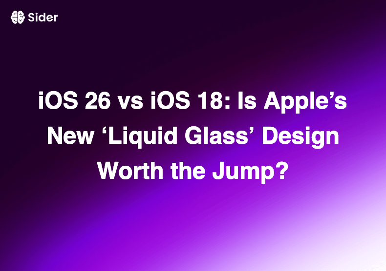 iOS 26 เทียบกับ iOS 18: ดีไซน์ ‘Liquid Glass’ ใหม่ของ Apple คุ้มค่าที่จะอัปเกรดหรือไม่