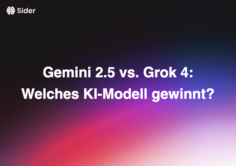 Gemini 2.5 vs. Grok 4: Welches KI-Modell gewinnt?