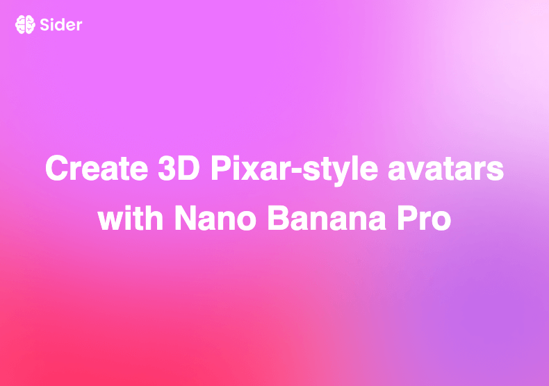 Create 3D Pixar‑style avatars with Nano Banana Pro