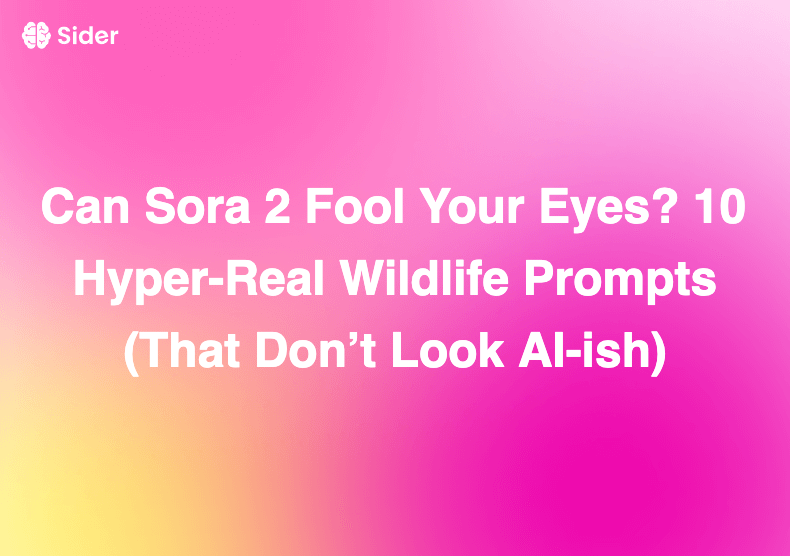 Sora 2 peut-il tromper vos yeux ? 10 prompts hyperréalistes de la faune sauvage (qui ne font pas IA)
