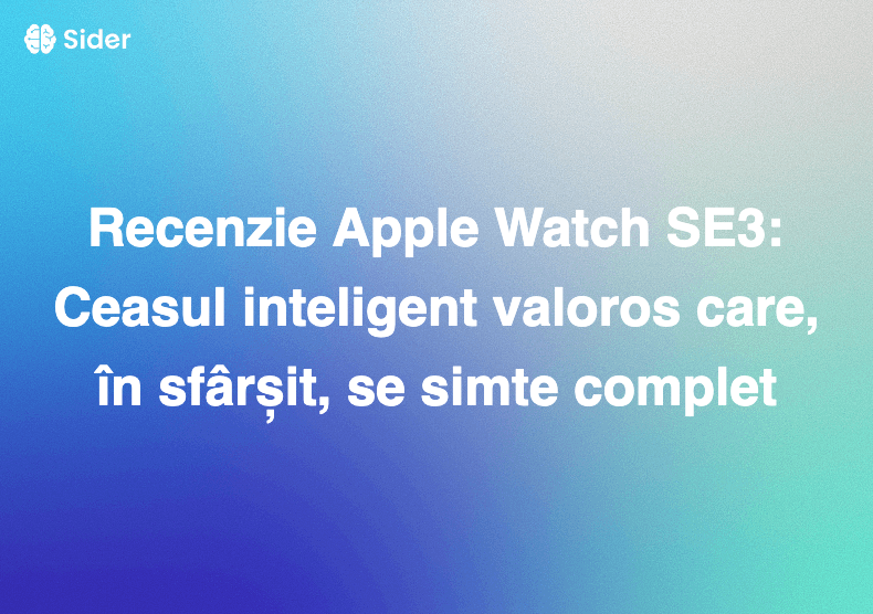 Recenzie Apple Watch SE3: Ceasul inteligent valoros care, în sfârșit, se simte complet