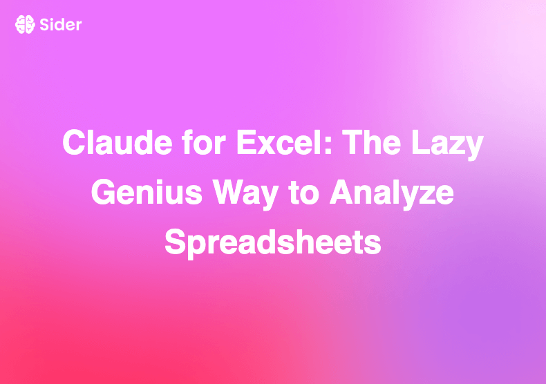 Claude for Excel: The Lazy Genius Way to Analyze Spreadsheets