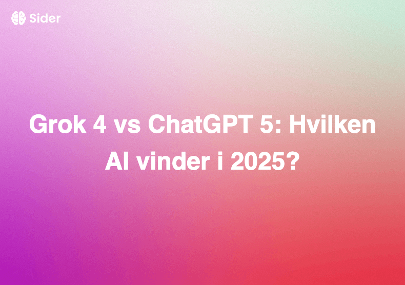 Grok 4 vs ChatGPT 5: Hvilken AI vinder i 2025?