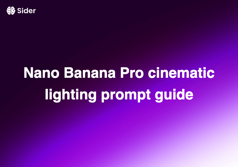 Nano Banana Pro cinematic lighting prompt guide