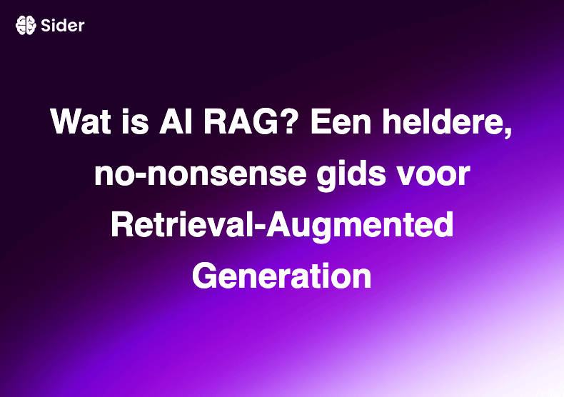 Wat is AI RAG? Een heldere, no-nonsense gids voor Retrieval-Augmented Generation