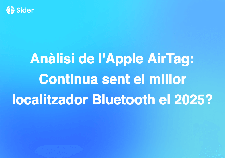 Anàlisi de l'Apple AirTag: Continua sent el millor localitzador Bluetooth el 2025?