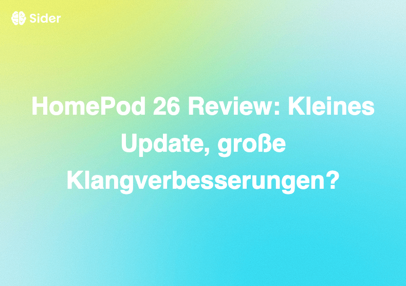 HomePod 26 Review: Kleines Update, große Klangverbesserungen?