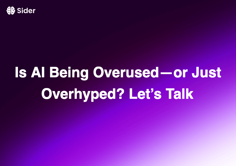 Is AI Being Overused—or Just Overhyped? Let’s Talk
