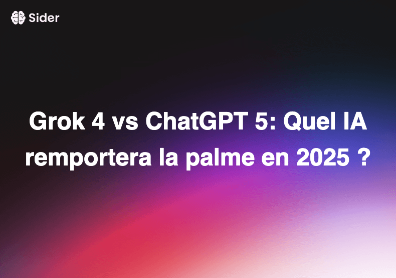 Grok 4 vs ChatGPT 5: Quel IA remportera la palme en 2025 ?