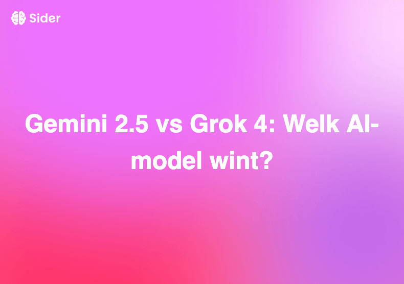 Gemini 2.5 vs Grok 4: Welk AI-model wint?