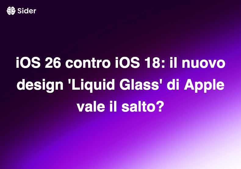 iOS 26 contro iOS 18: il nuovo design 'Liquid Glass' di Apple vale il salto?