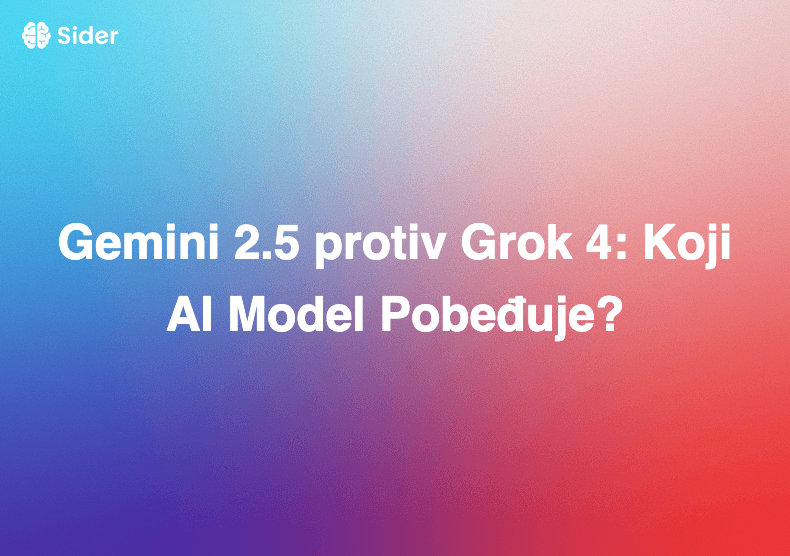 Gemini 2.5 protiv Grok 4: Koji AI Model Pobeđuje?