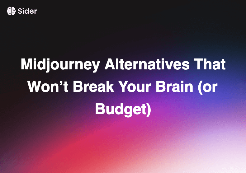 不讓你傷腦筋（或傷荷包）的 Midjourney 替代方案