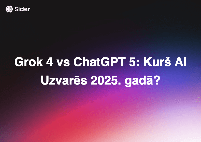 Grok 4 vs ChatGPT 5: Kurš AI Uzvarēs 2025. gadā?